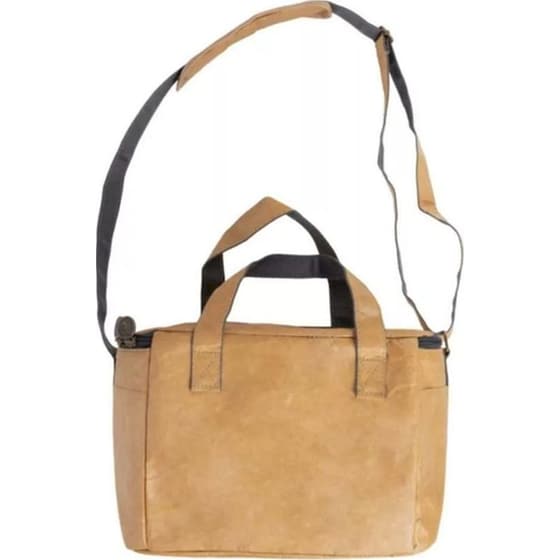 Ισοθερμική Τσάντα Χειρός/ Ώμου Tyvek Be Happy 28x15x19cm - Καφέ image 1