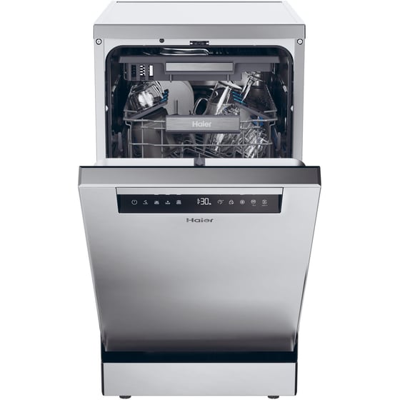 HAIER XF1C3TB1FX για 11 Σερβίτσια Inox με WiFi Πλυντήριο Πιάτων image 1