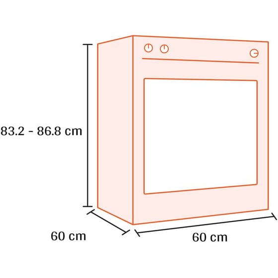 LA GERMANIA AMN6640GXT(GN) 56 Lt Inox Κουζίνα Φυσικού Αερίου image 1