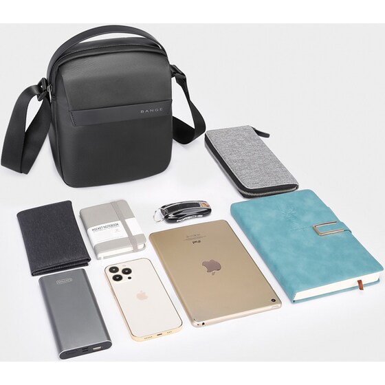 Τσάντα με θήκη για Laptop Bange 2875 8.6" Αδιάβροχη - Μαύρο image 7