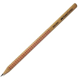 Μολύβι Faber Castell HB Grip Ροζ Βούλες