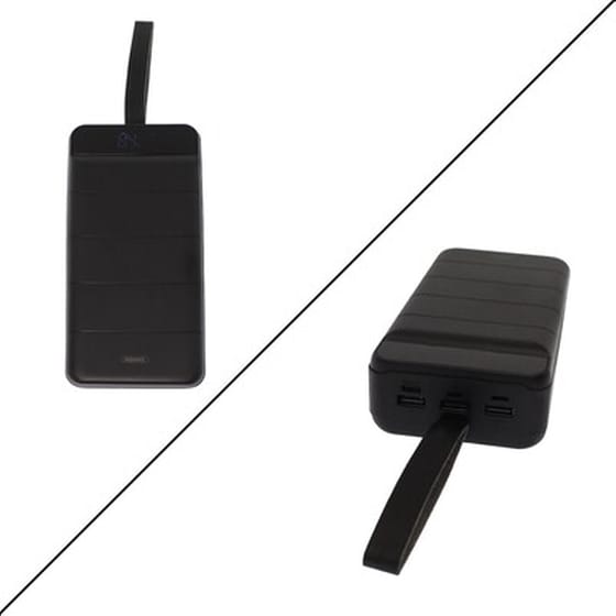 Powerbank Remax LED RPP-185 50.000mAh - Μαύρο image 3