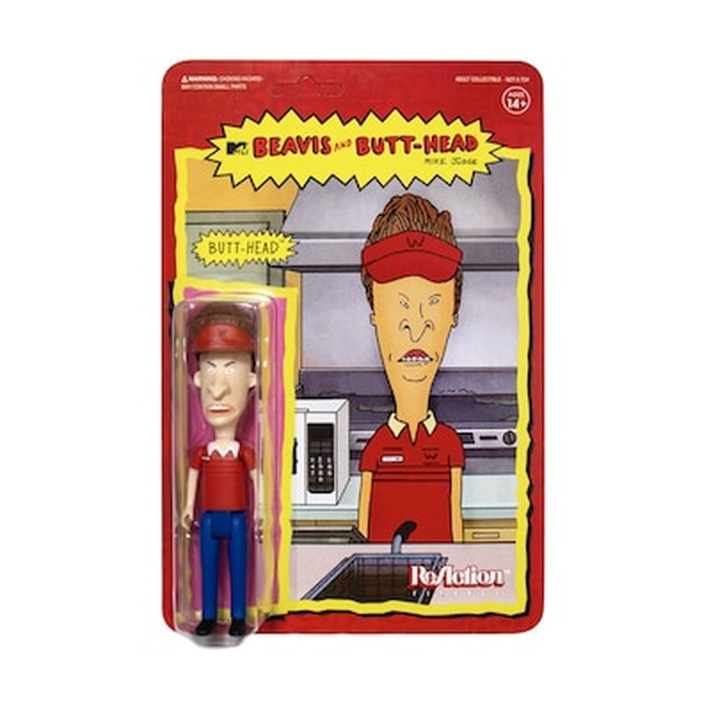 Beavis And Butt-head Reaction Action Figure Wave 1 Burger World Butthead 10 Cm