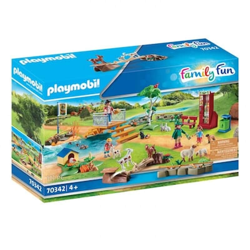 Playmobil Family Fun - Ζωολογικός Κήπος Με Ήμερα Ζωάκια