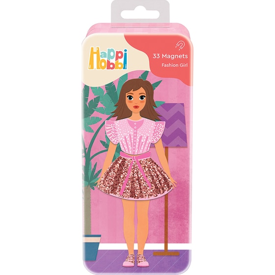 HappiHobbi Magnet Tins City Heroes/ Fashion Girl/ Mermaid Princess Εκπαιδευτικοί Χάρτινοι Μαγνήτες 1 Τμχ - Τυχαία Επιλογή Σχεδίου image 10
