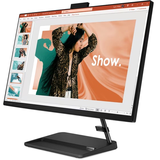 All Ιn one Lenovo Aio3-24 Style 23.8" Full HD IPS (Core i5-12450H/8GB/512GB SSD/UHD Graphics/FreeDOS) & Πληκτρολόγιο/Ποντίκι image 1