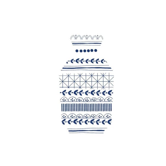 Μαγνητάκι Colourbox Designs Βάζο - Μπλε image 4