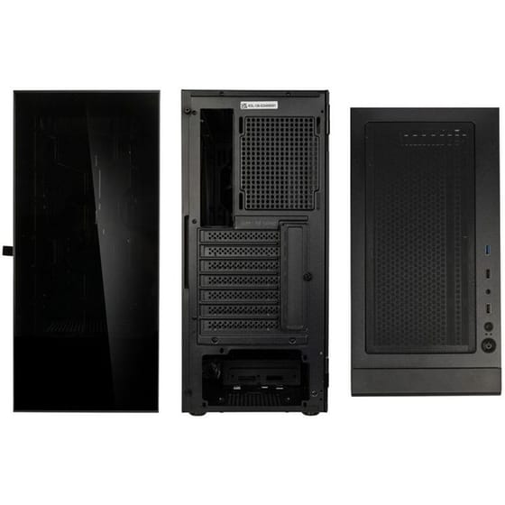 Κουτί Desktop Kolink Observatory HF Glass Core Midi Tower - Μαύρο image 0