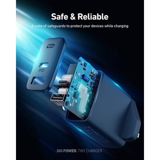 Φορτιστής Πρίζας Aukey Pa-f3s Swift Series 30W 2-port Pd Usb-C,Usb - Black image 2
