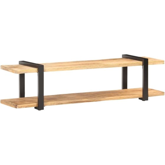 Έπιπλο Τηλεόρασης VidaXL από Ξύλο 160x40x40cm - Καφέ/Μαύρο image 6