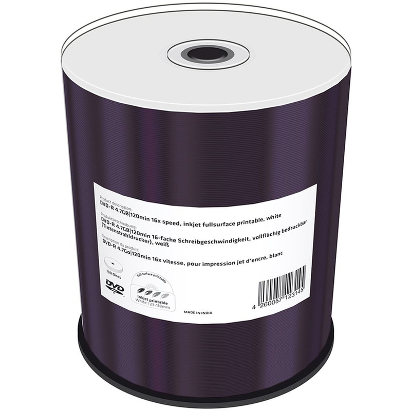 Δίσκοι CD/DVD MediaRange DVD-R DL 4.7GB - 100 τμχ