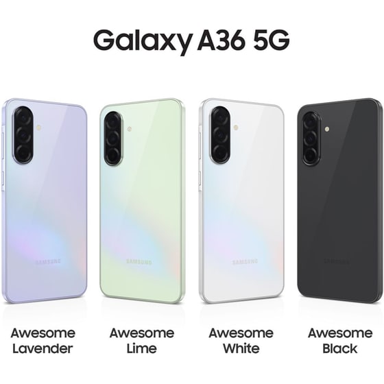 Samsung Galaxy A36 5G Enterprise Edition 128GB - Awesome Black image 1