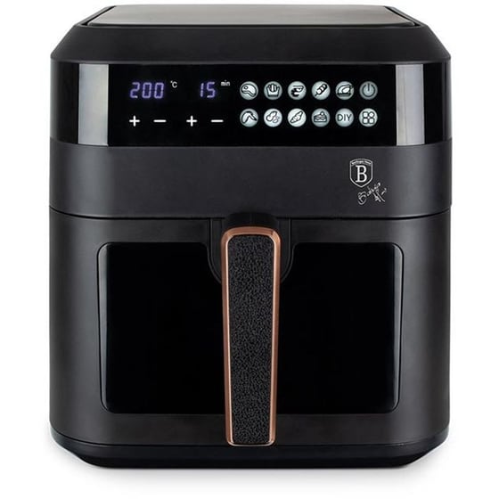 BERLINGER HAUS BH-9446 με Αποσπώμενο Κάδο 1300 W 6.3 L Μαύρο Φριτέζα Αέρος image 0
