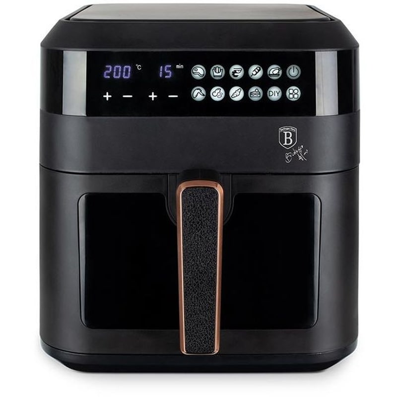 BERLINGER HAUS BERLINGER HAUS BH-9446 με Αποσπώμενο Κάδο 1300 W 6.3 L Μαύρο Φριτέζα Αέρος