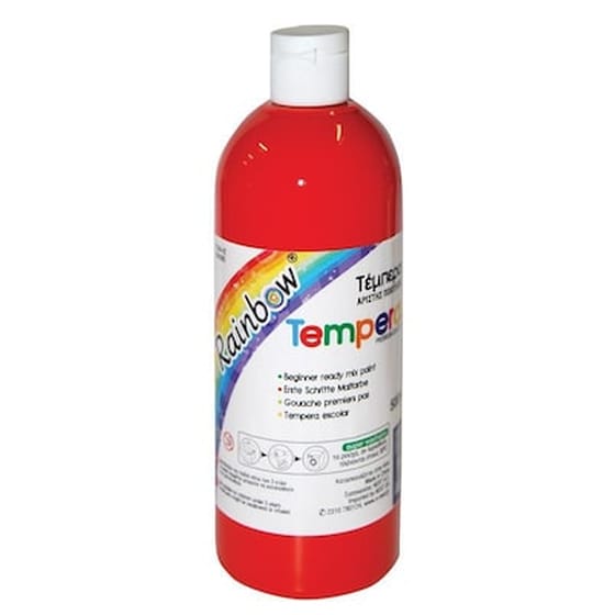 Rainbow Τέμπερα Κόκκινη 500ml image 0