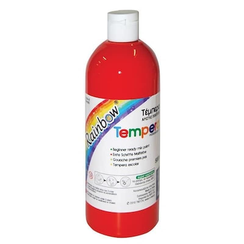 WUXI PHOENIX ARTIST MATERIALS IMP & EXP CO., LTD Rainbow Τέμπερα Κόκκινη 500ml