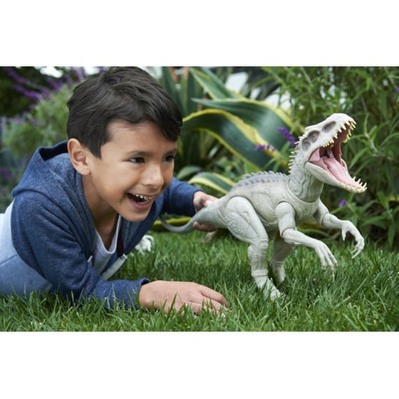Παιχνιδολαμπάδα Mattel Jurassic World Νέος Indominus Rex (HNT63) image 2