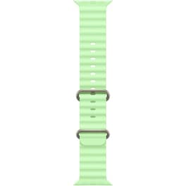 Λουράκι Apple Ocean Band Extension για Apple Watch 49mm - Neon Green with Natural Titanium Finish