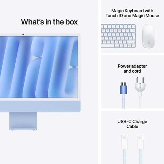 Apple iMac 24" 4.5K Retina Display (Apple M6 12C/16GB/256GB SSD/12C GPU) - Blue image 7