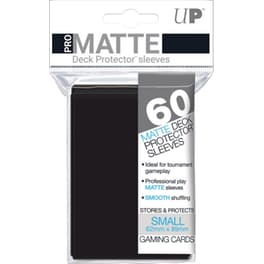 Ultra Pro Small Matte Sleeves Black 60 Τμχ