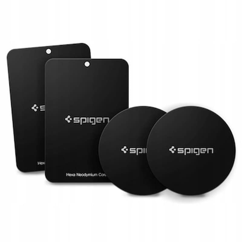 SPIGEN Βάση Στήριξης Αυτοκινήτου Spigen Mp-4p Kuel Car Mount Metal Plates - Μαύρο