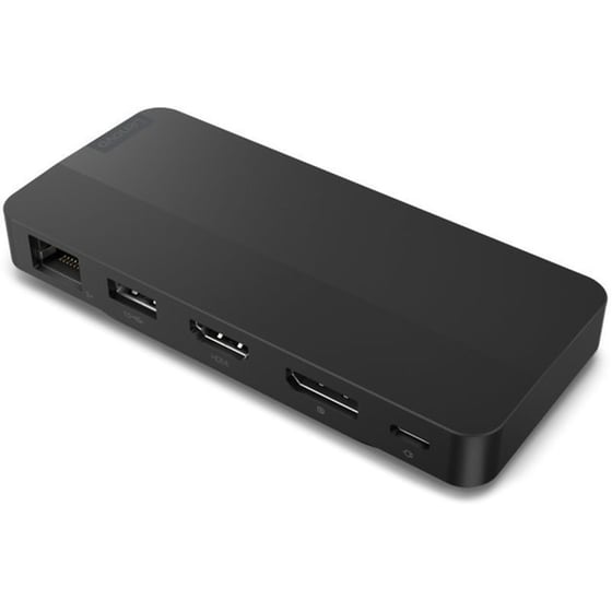 Docking Station Lenovo 5-port συμβατό με USB-C - Μαύρο image 0
