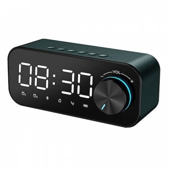 Ψηφιακό Ρολόι Επιτραπέζιο Andowl Q-YX126 - Μαύρο image 0