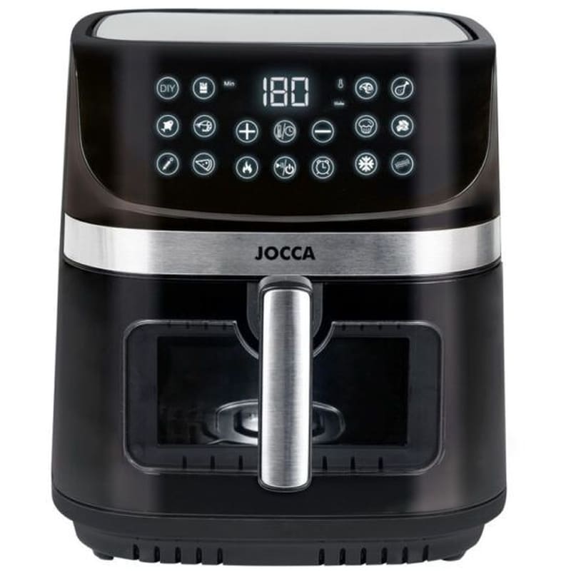 JOCCA J-2352 με Αποσπώμενο Κάδο 2200 W Μαύρο Φριτέζα Αέρος