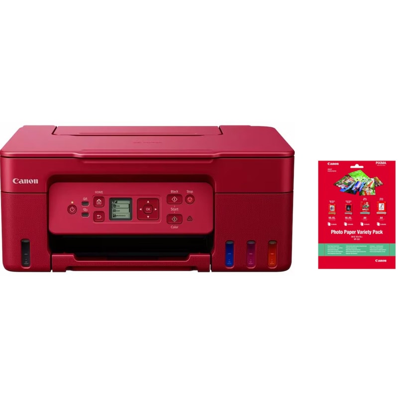 Canon Megatank G3470 Έγχρωμο Πολυμηχάνημα Inkjet Α4 με WiFi (5805C049AA) + Χαρτί φωτογραφικό Canon VP-101 Variery Pack