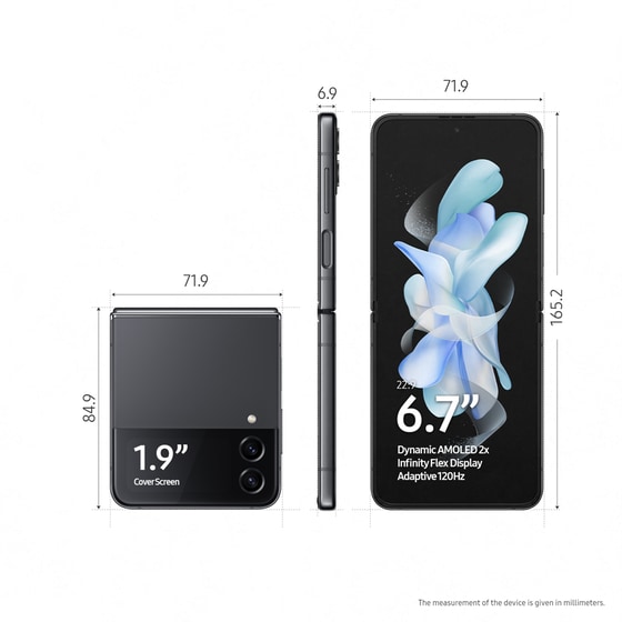Samsung Galaxy Z Flip 4 5G 512GB - Graphite image 1