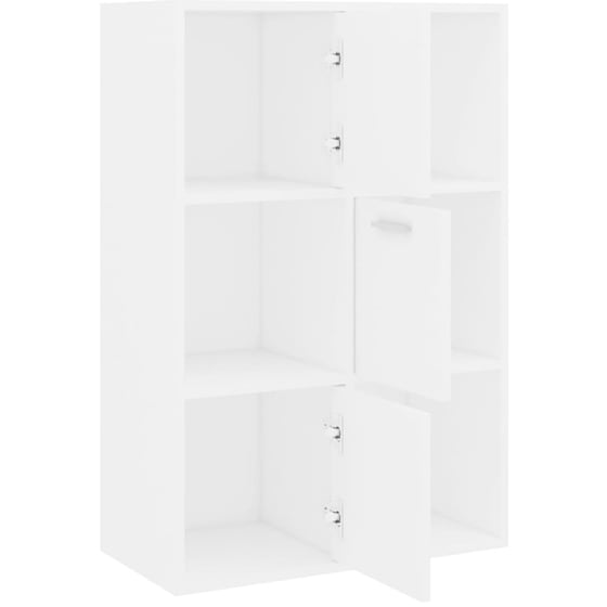 Βιβλιοθήκη VidaXL από Μοριοσανίδα 60x29.5x90 cm - Λευκό image 4