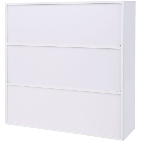 Βιβλιοθήκη Vasagle από Μοριοσανίδα 97.5x29x97.5 cm - Λευκό image 3