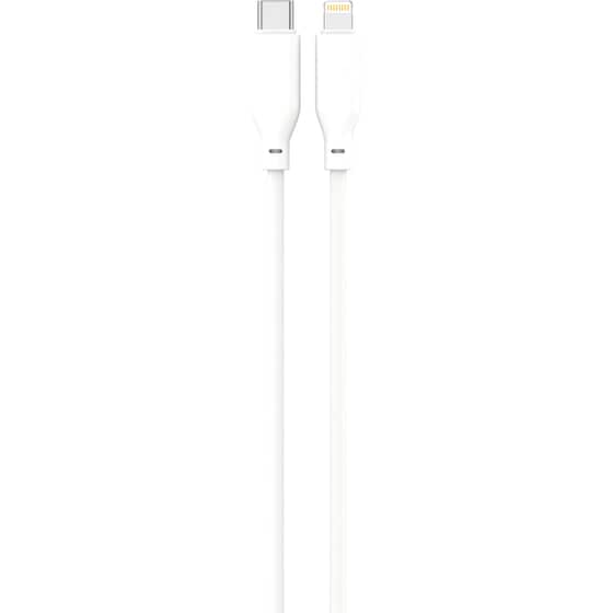 Καλώδιο Φόρτισης Tune TechFlex USB-C σε Lightning 1.5m - White image 1