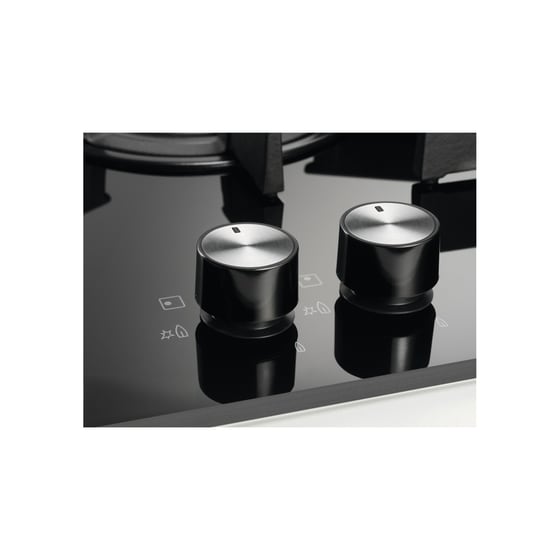 ELECTROLUX KGG6426K Gas on Glass 59 cm Μαύρο Εστία Αερίου Αυτόνομη image 1