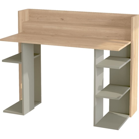 Γραφείο Υπολογιστή ArteLibre Fife από Μοριοσανίδα/Μελαμίνη 124x58x98cm - Φυσικό/Φυστικί image 0