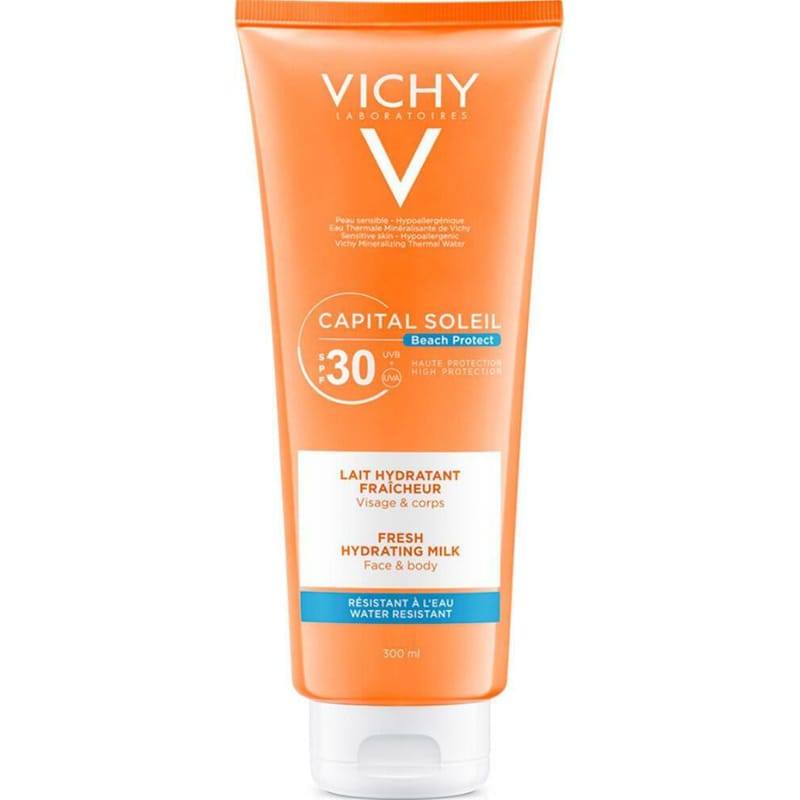 VICHY Αντηλιακό Γαλάκτωμα Vichy Ideal Soleil για Πρόσωπο και Σώμα SPF30 300ml