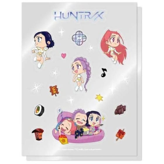 Kpop Demon Hunters - Official Light Stick Decoration Sticker Pack image 1