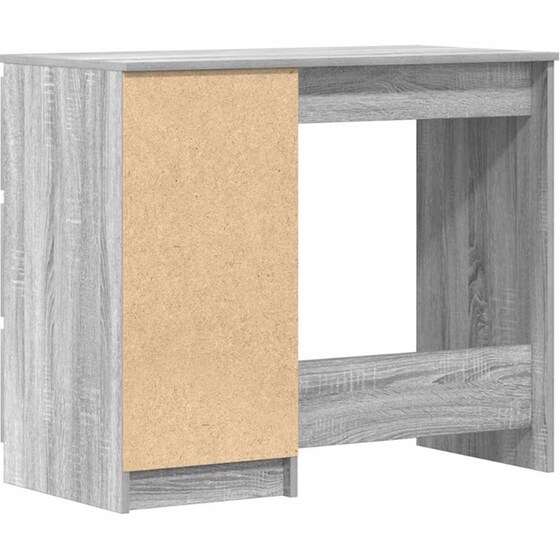 Γραφείο VidaXL από Επεξεργασμένο Ξύλο 90x45x76 cm - Γκρι Sonoma image 6