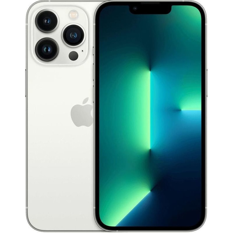 APPLE Μεταχειρισμένο Apple iPhone 13 Pro Max 128GB Silver second go value Certified by iRepair