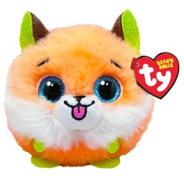 Λούτρινο TY Beannie Balls Sherbet Fluffy Αλεπού Πορτοκαλί (7cm) 1607-42542