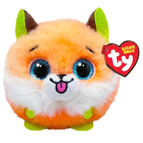 Λούτρινο TY Beannie Balls Sherbet Fluffy Αλεπού Πορτοκαλί (7cm) 1607-42542 image 0