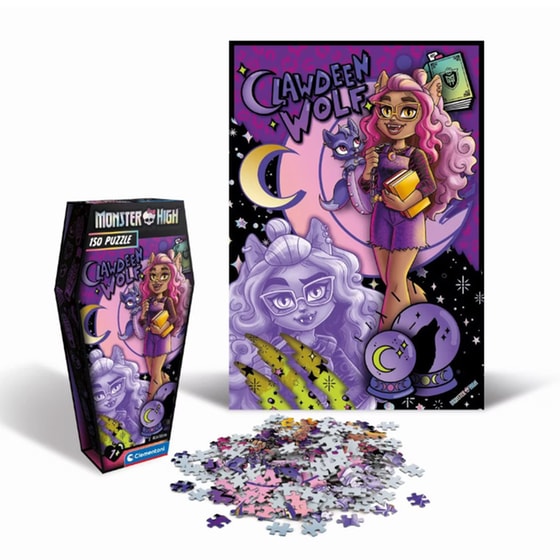 Παιδικό Παζλ Monster High Coffin Pack Clawdeen Wolf Clementoni (150 Κομμάτια) image 1