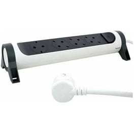 Πολύπριζο Legrand με διακόπτη 4 θέσεων 1.5m - White/Grey