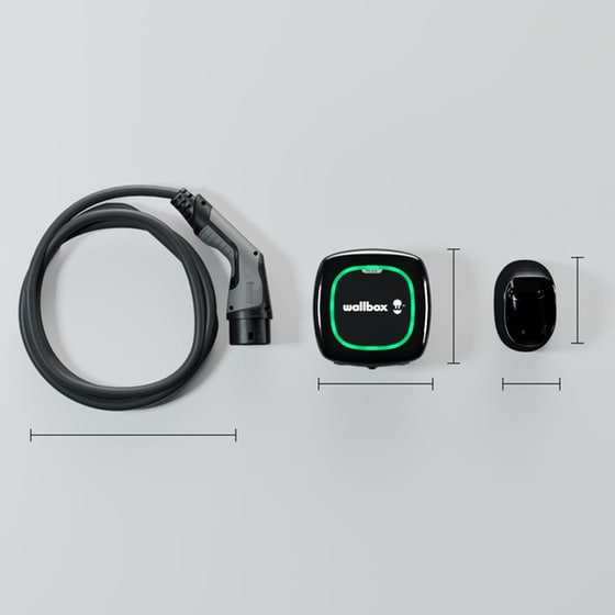 Επιτοίχιος Φορτιστής Αυτοκινήτου Wallbox Pulsar Plus 7.4 kW - Μαύρο image 4