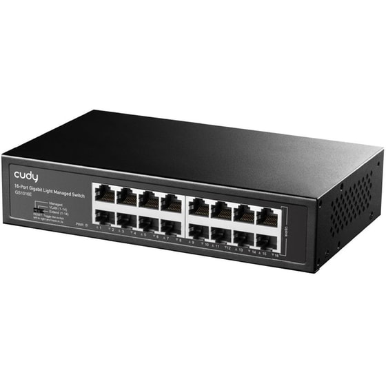 Cudy GS1016E Managed L2 Switch με 16 Θύρες Gigabit (1Gbps) Ethernet image 1