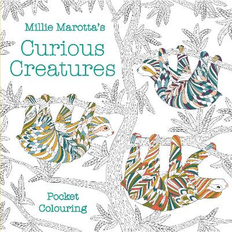 Millie Marottas Curious Creatures Pocket Colouring