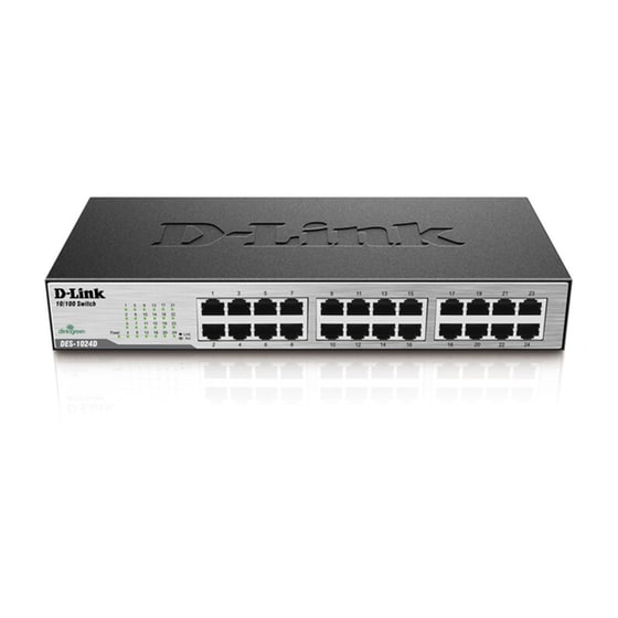 D-Link DES-1024D/E Network Switch Unmanaged Fast Ethernet (100 Mbps) image 0
