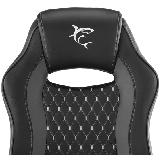 Καρέκλα Gaming White Shark Nyx Υφασμάτινη - Μαύρη image 2