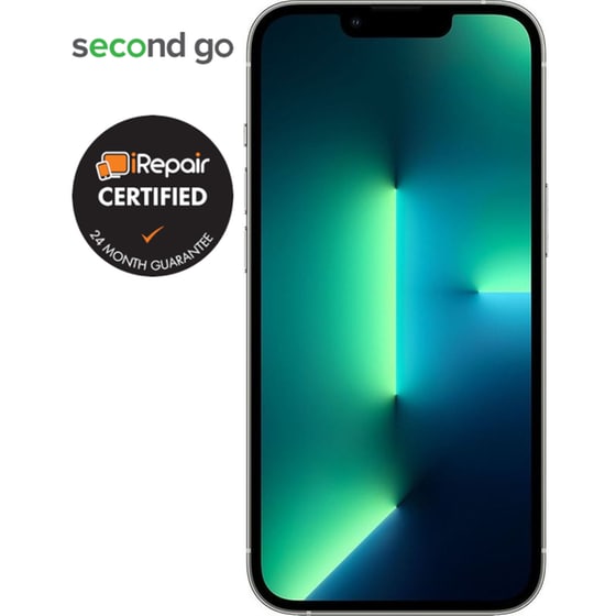 Μεταχειρισμένο Apple iPhone 13 Pro Max 256GB Silver second go Certified by iRepair image 2