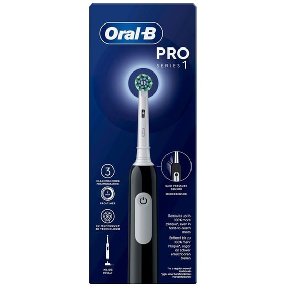 Ηλεκτρική Οδοντόβουρτσα ORAL-B Pro 1 Cross Action - Μαύρο image 1